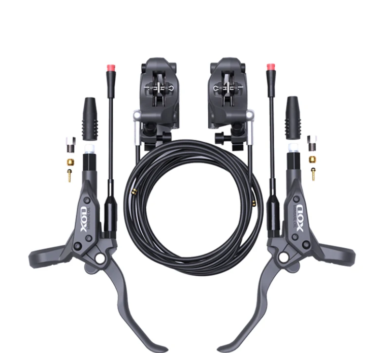 XOD brake kit for a KuKirin scooter